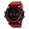 Reloj deportivo con cronómetro y cuenta regresiva SKMEI 1384 para hombre, de marca de lujo, resistente al agua, con LED, electrónico digital.