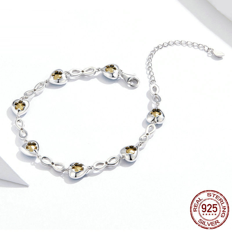 Pulsera Love de plata 925