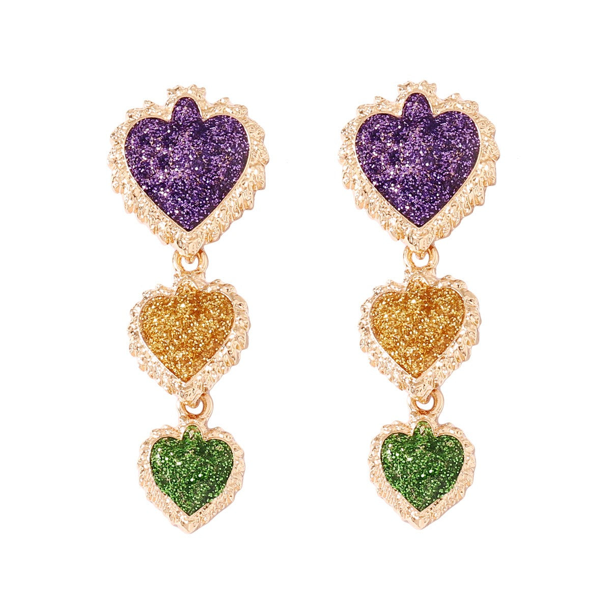Pendientes versátiles con tendencia geométrica para mujer.