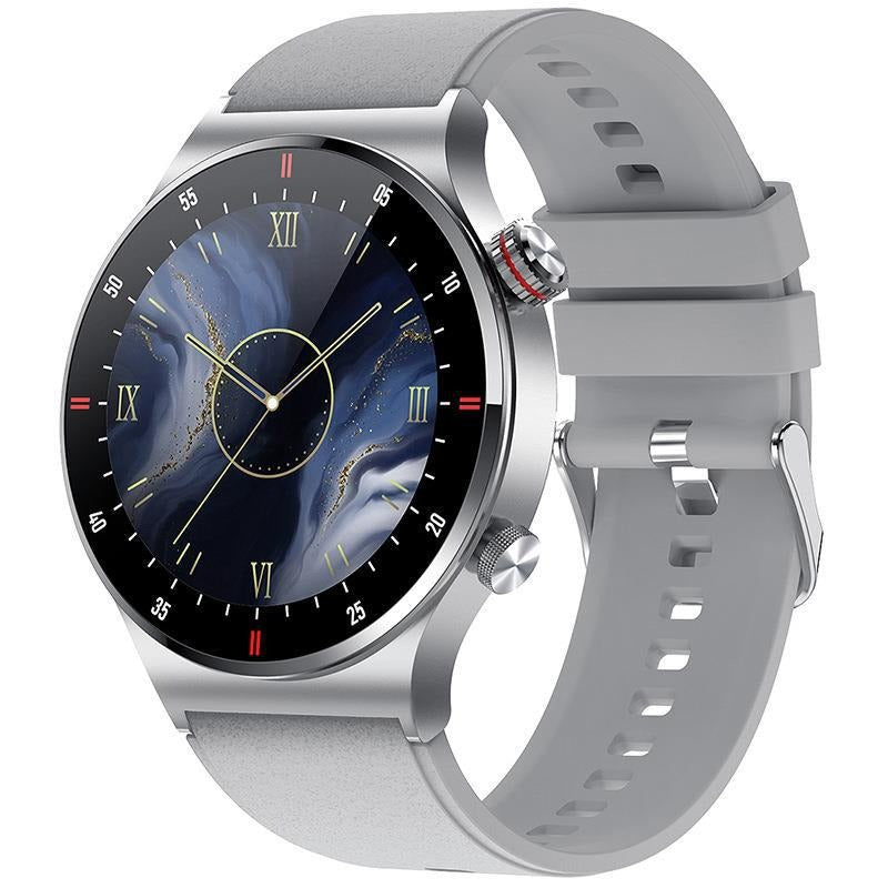 Reloj inteligente QW33 con ECG+PPG, reproductor de música, podómetro, Bluetooth y función de llamadas.