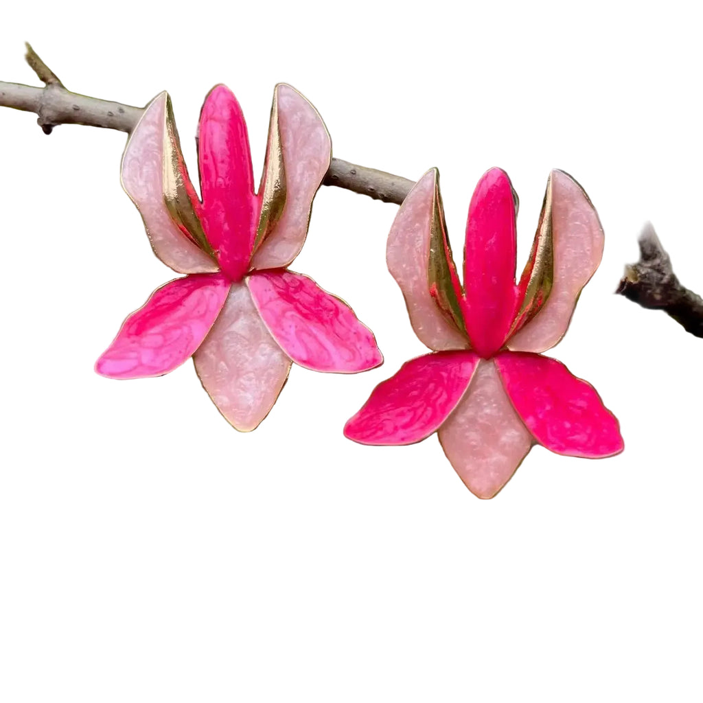 Pendientes de flores bonitos y adorables para mujer, ideales como regalo.