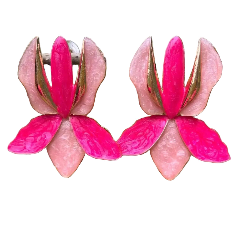 Pendientes de flores bonitos y adorables para mujer, ideales como regalo.