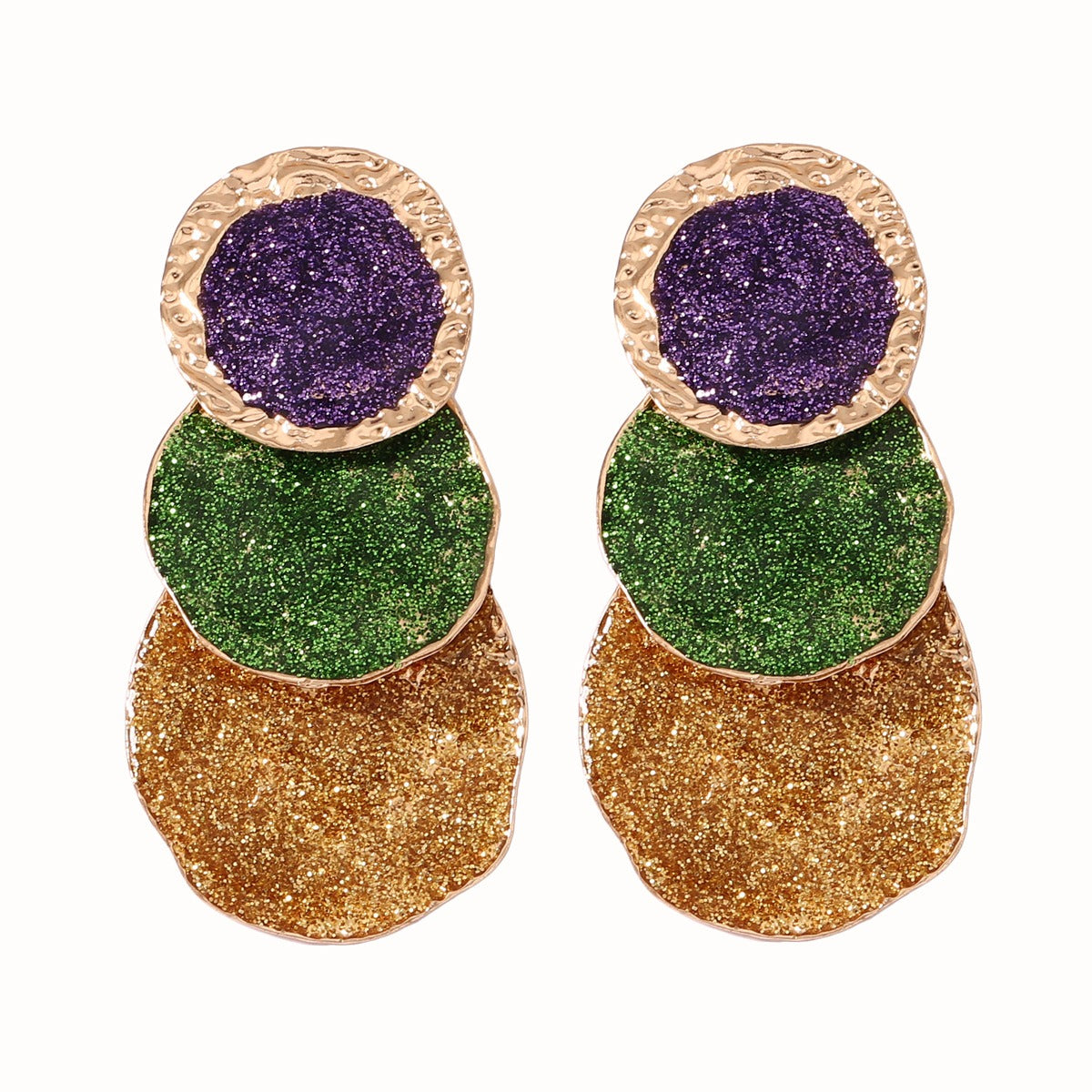 Pendientes versátiles con tendencia geométrica para mujer.