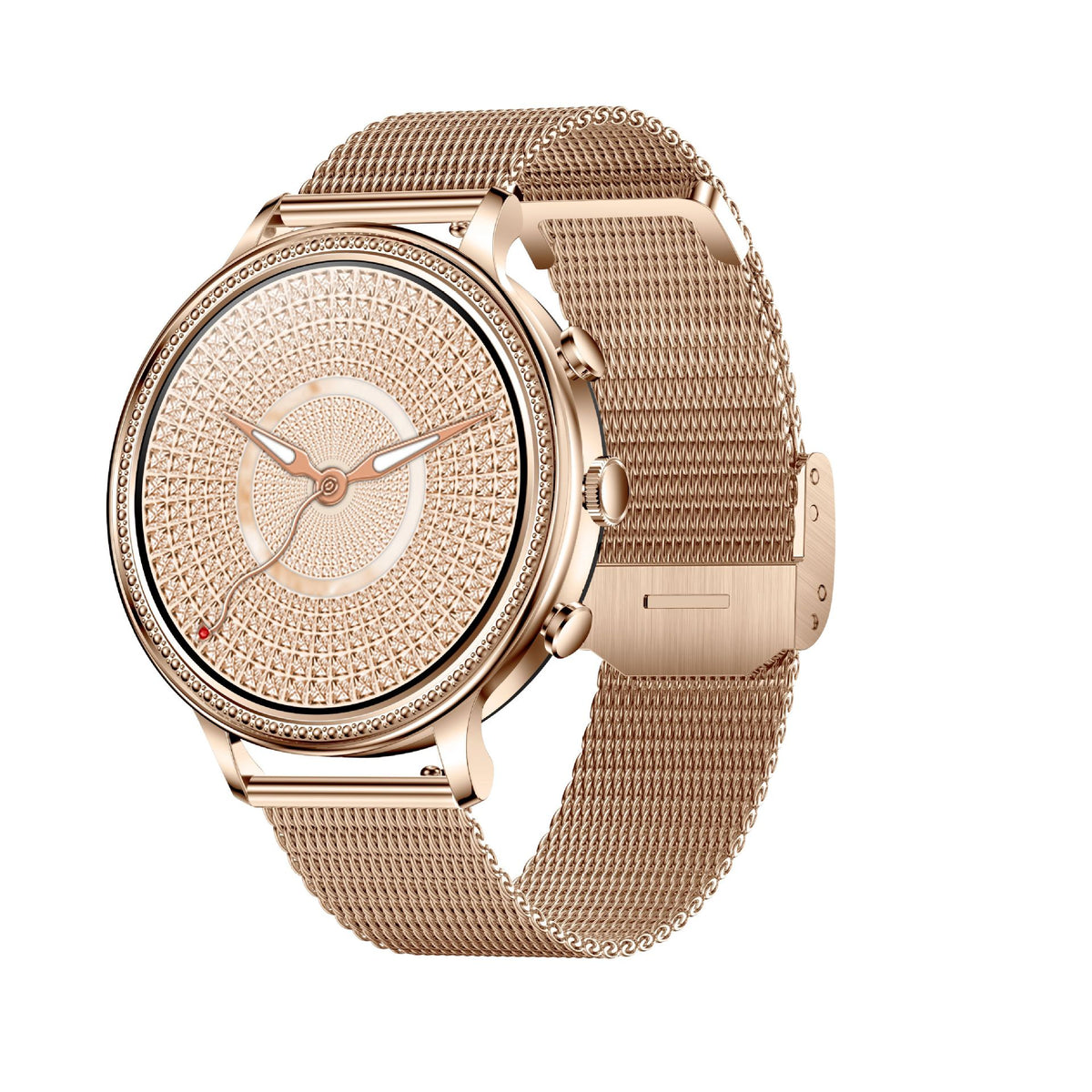 Reloj inteligente con monitor de frecuencia cardíaca y salud del sueño.