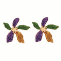 Pendientes de diseño elegante, modernos y versátiles, joyería Yiwu para mujer.