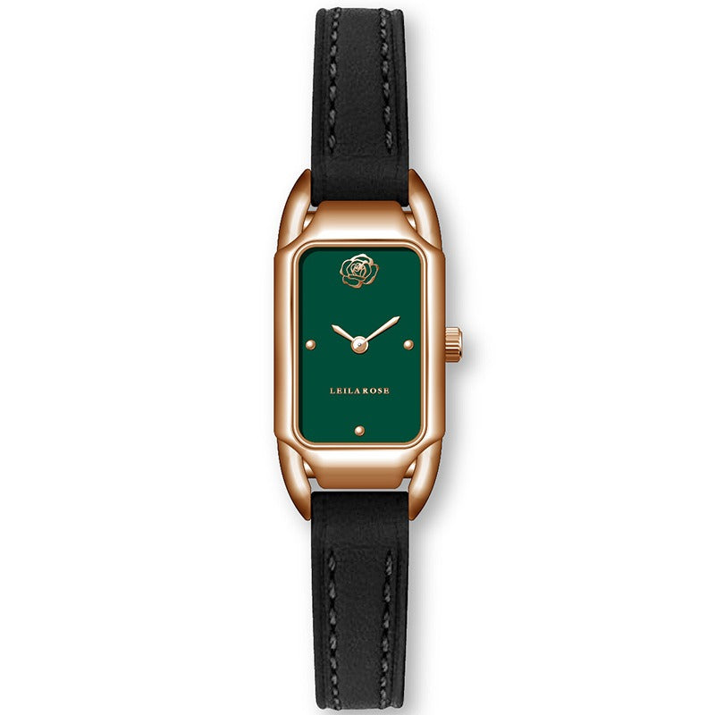 Reloj de mujer de marca Counter Brand Auténtico Moda Pequeño Reloj de mujer de núcleo cuadrado Reloj de cuarzo Popular