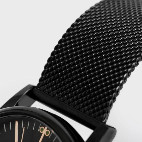Reloj de hombre con correa de malla de acero