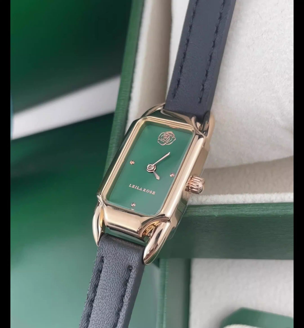 Reloj de mujer de marca Counter Brand Auténtico Moda Pequeño Reloj de mujer de núcleo cuadrado Reloj de cuarzo Popular