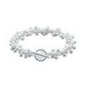 Plata esterlina 925, pulsera de plata maciza 925 con dije de uva, ideales como regalo.