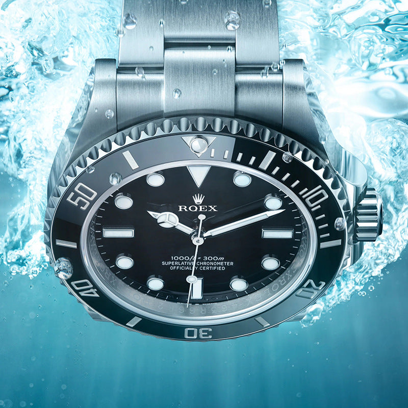 Reloj de hombre totalmente automático mecánico, resistente al agua, con luz nocturna, ideal para el trabajo.