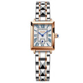 Reloj de cuarzo Lige Square para mujer, hermoso reloj resistente al agua.