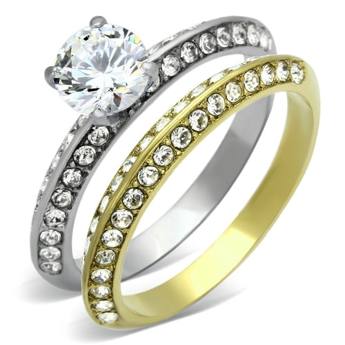 Acero inoxidable bicolor IP dorado (chapado iónico)